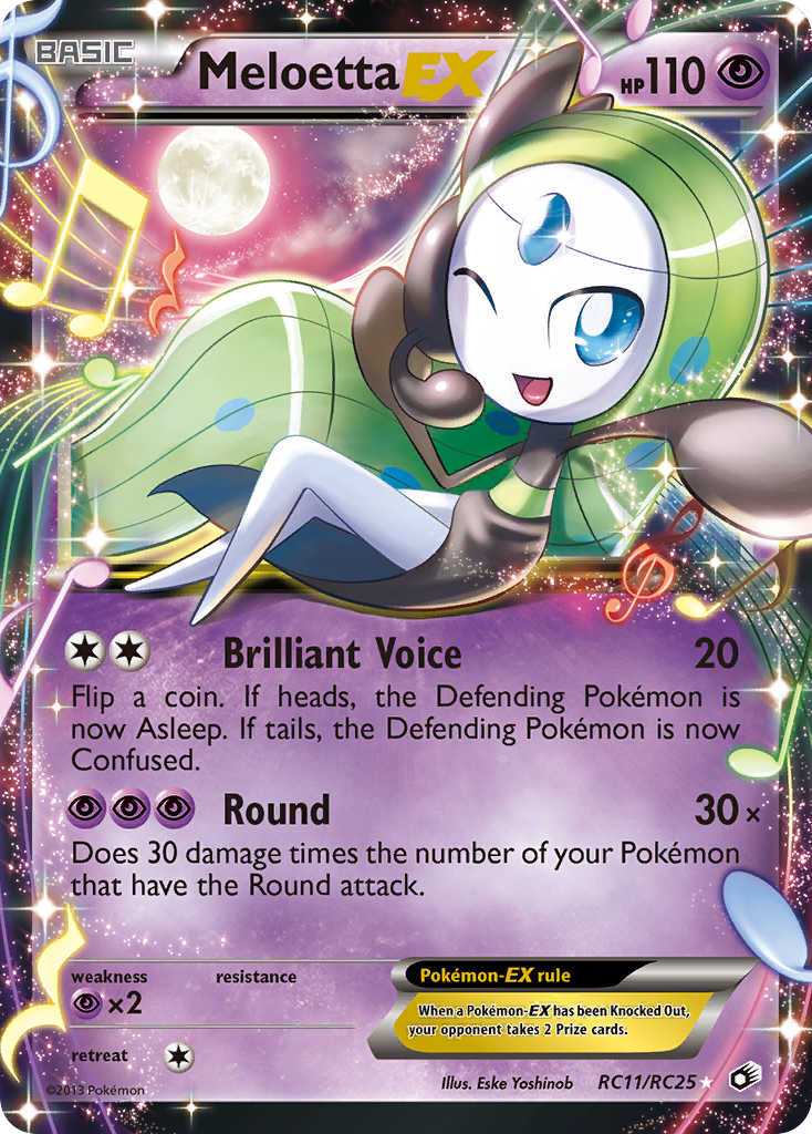 Meloetta-EX - RC11/113 Legendary Treasures