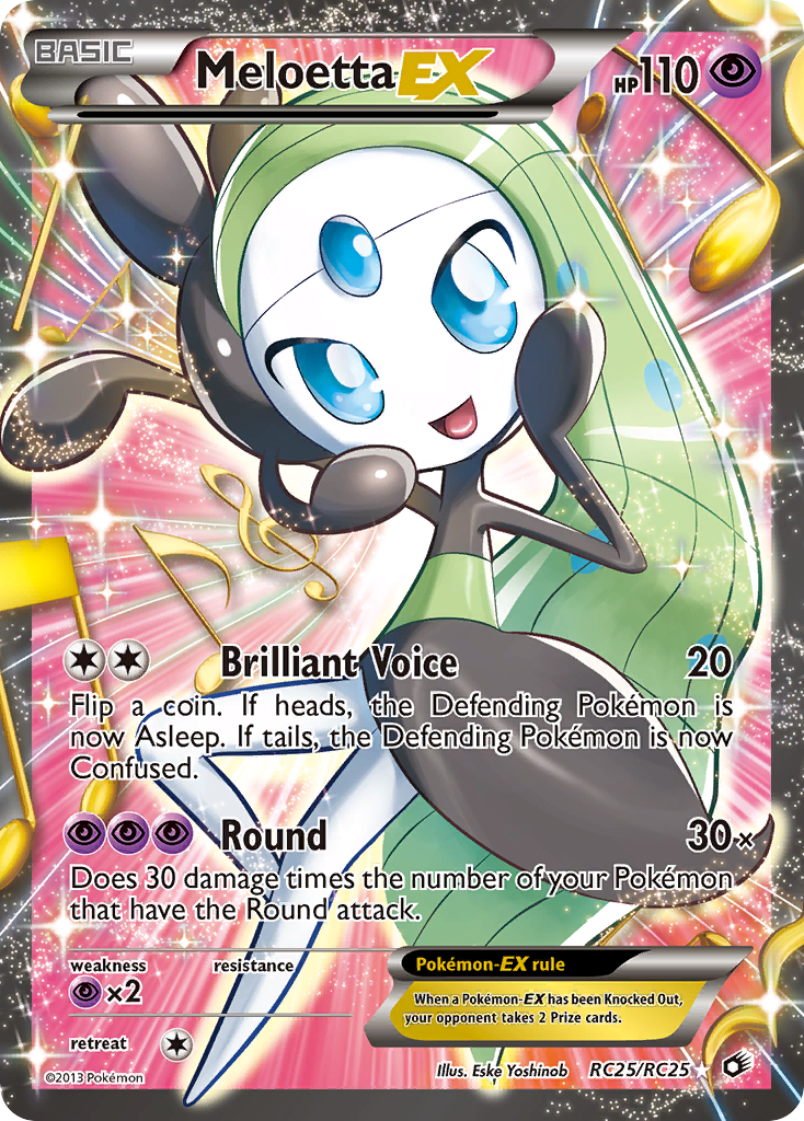 Meloetta-EX - RC25/113 Legendary Treasures