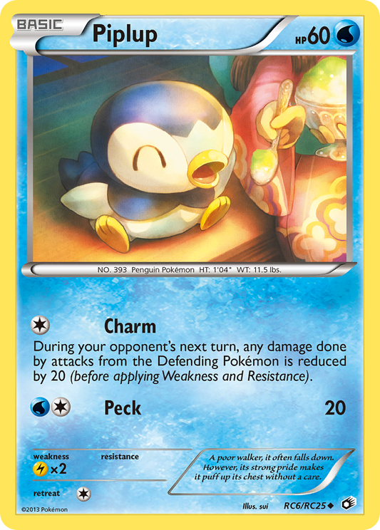 Piplup - RC6/113 Legendary Treasures