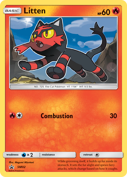 Litten - SM02/248 SM Black Star Promos