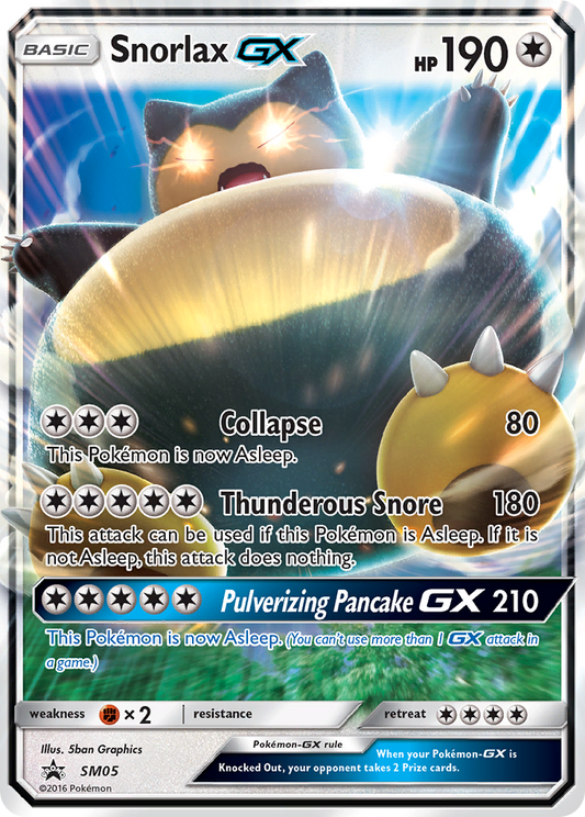 Snorlax-GX - SM05/248 SM Black Star Promos