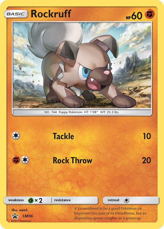 Rockruff - SM06/248 SM Black Star Promos