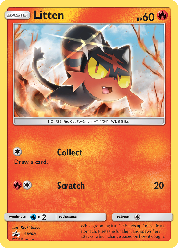 Litten - SM08/248 SM Black Star Promos