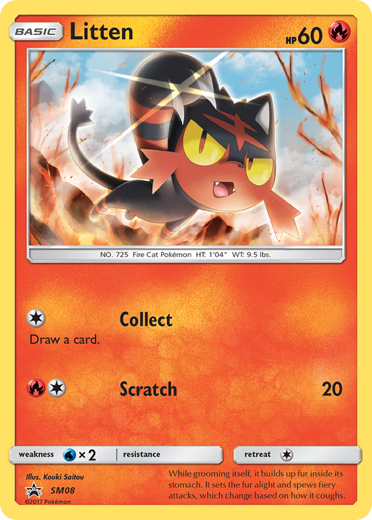 Litten - SM08/248 SM Black Star Promos