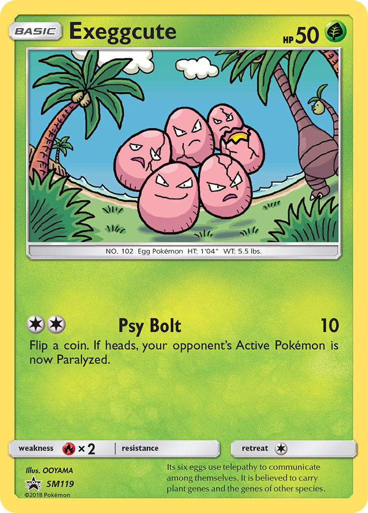 Exeggcute - SM119/248 SM Black Star Promos