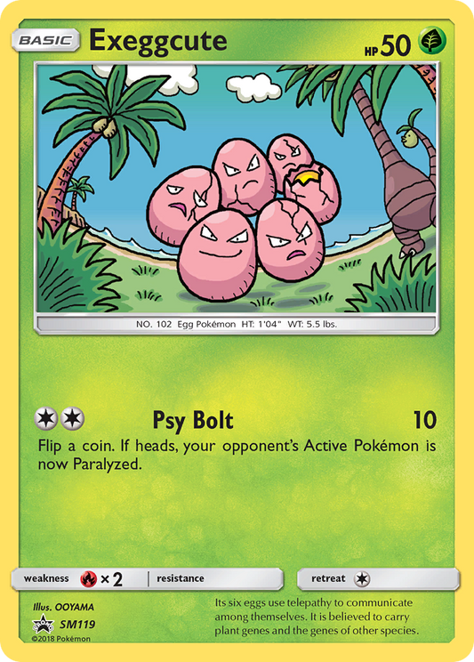 Exeggcute - SM119/248 SM Black Star Promos