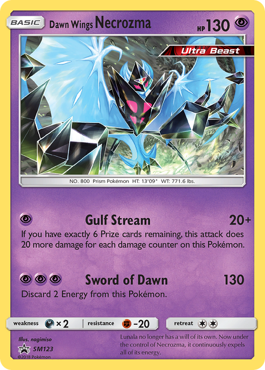 Dawn Wings Necrozma - SM123/248 SM Black Star Promos