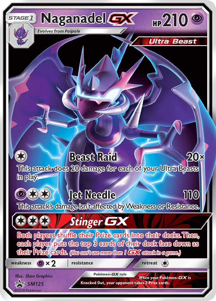 Naganadel-GX - SM125/248 SM Black Star Promos