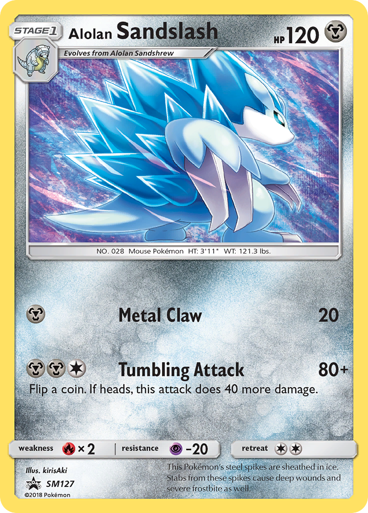 Alolan Sandslash - SM127/248 SM Black Star Promos