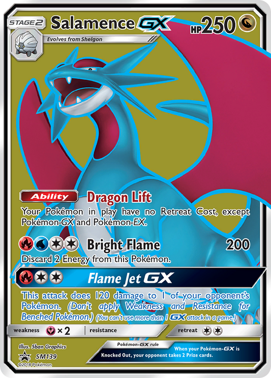 Salamence-GX - SM139/248 SM Black Star Promos