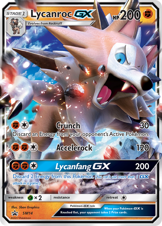 Lycanroc-GX - SM14/248 SM Black Star Promos