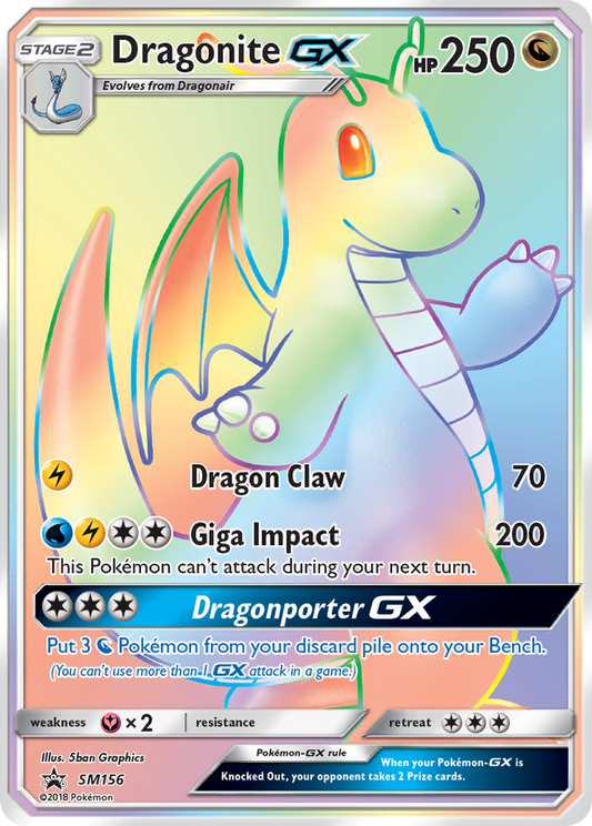 Dragonite-GX - SM156/248 SM Black Star Promos