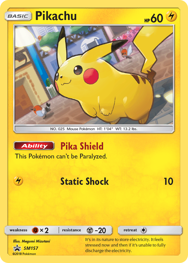 Pikachu - SM157/248 SM Black Star Promos