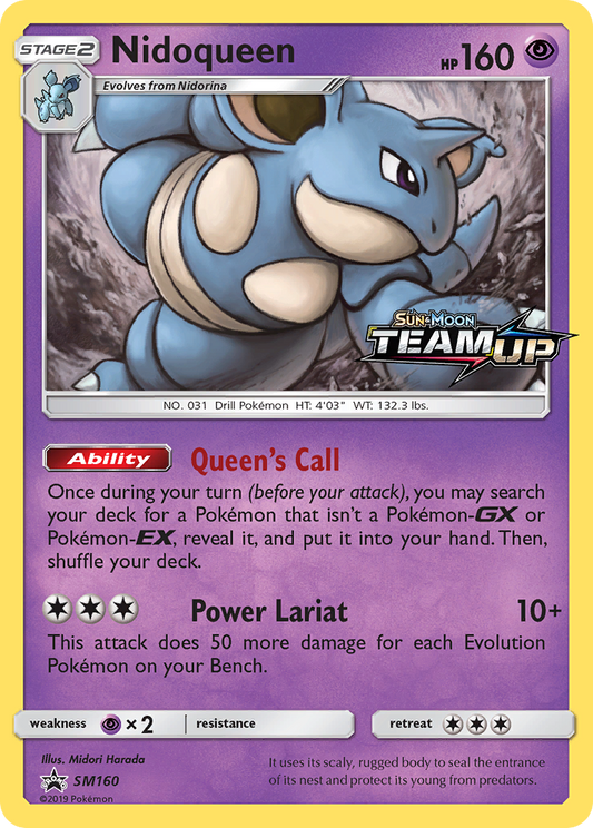 Nidoqueen - SM160/248 SM Black Star Promos