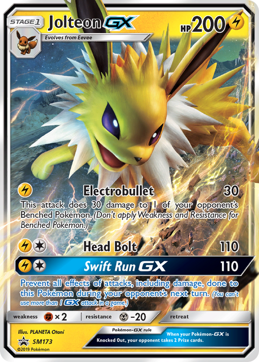 Jolteon-GX - SM173/248 SM Black Star Promos