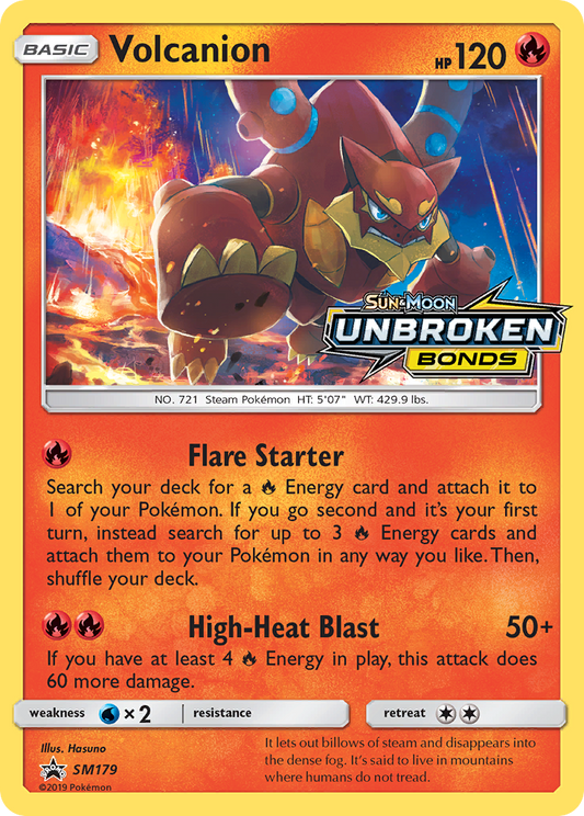 Volcanion - SM179/248 SM Black Star Promos