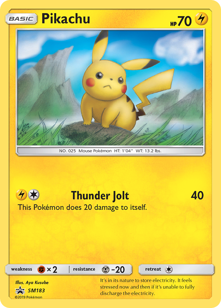 Pikachu - SM183/248 SM Black Star Promos