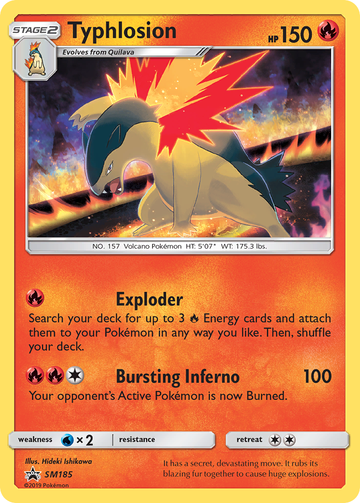 Typhlosion - SM185/248 SM Black Star Promos