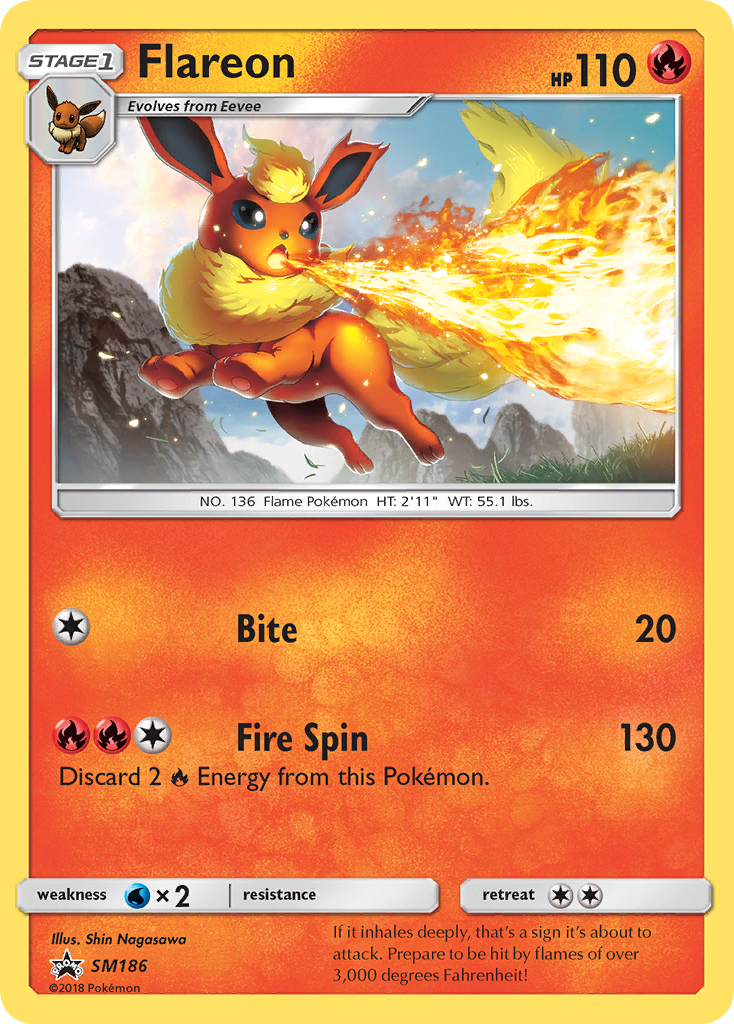 Flareon - SM186/248 SM Black Star Promos