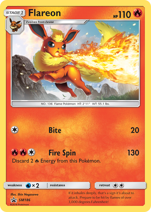 Flareon - SM186/248 SM Black Star Promos