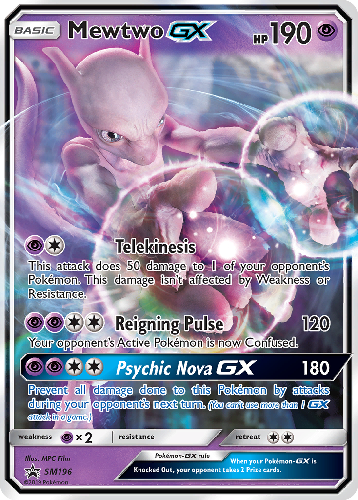 Mewtwo-GX - SM196/248 SM Black Star Promos