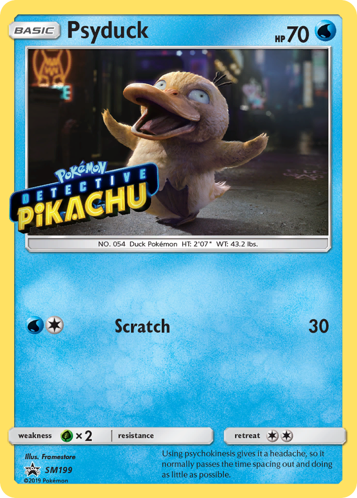 Psyduck - SM199/248 SM Black Star Promos