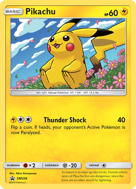 Pikachu - SM206/248 SM Black Star Promos