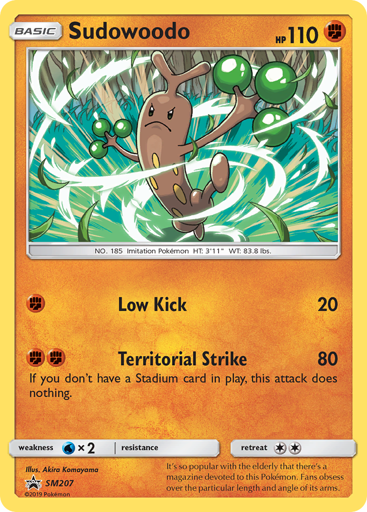 Sudowoodo - SM207/248 SM Black Star Promos