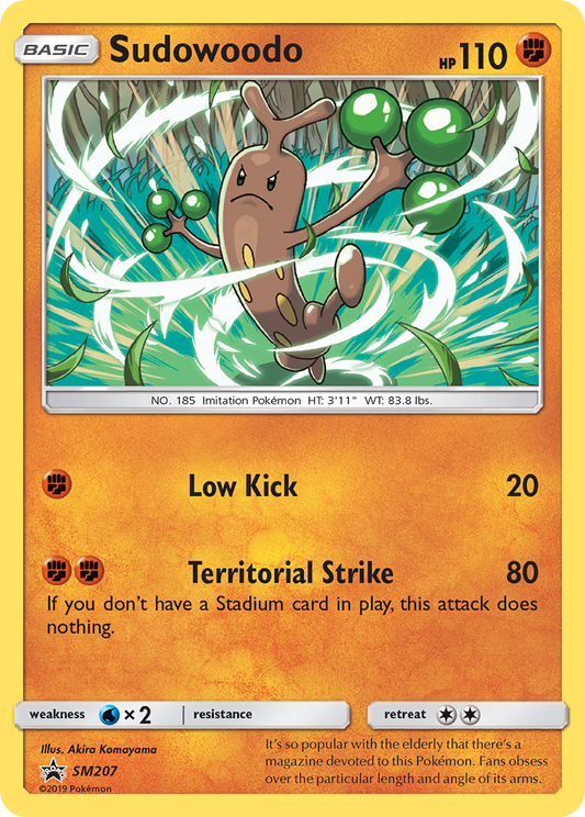 Sudowoodo - SM207/248 SM Black Star Promos