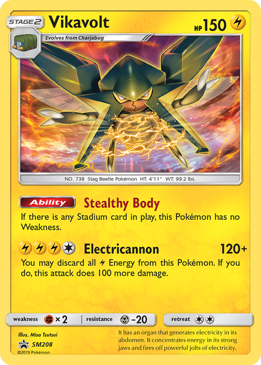 Vikavolt - SM208/248 SM Black Star Promos