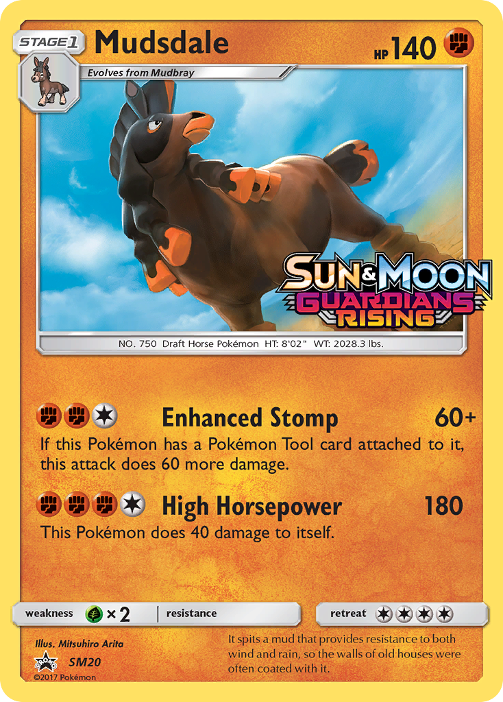 Mudsdale - SM20/248 SM Black Star Promos