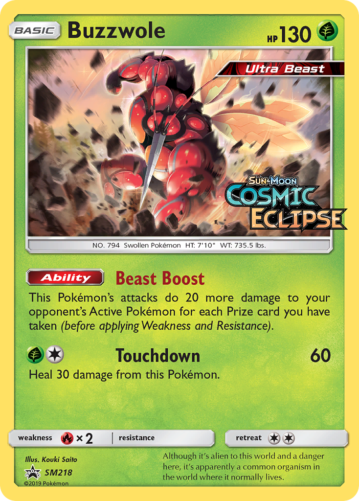 Buzzwole - SM218/248 SM Black Star Promos