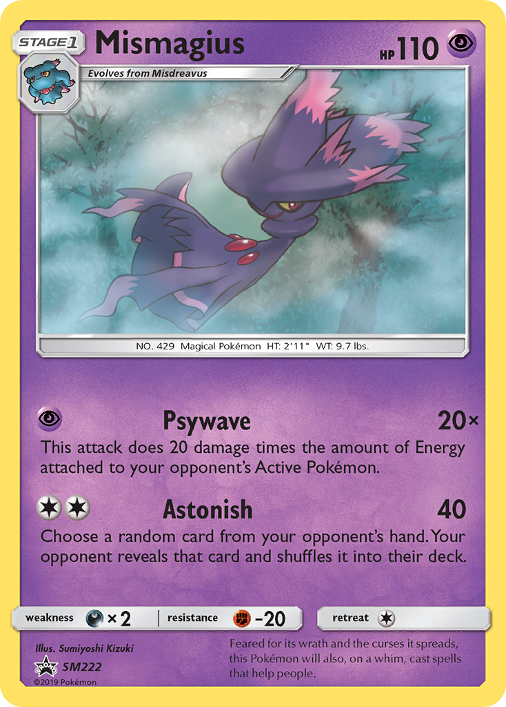 Mismagius - SM222/248 SM Black Star Promos