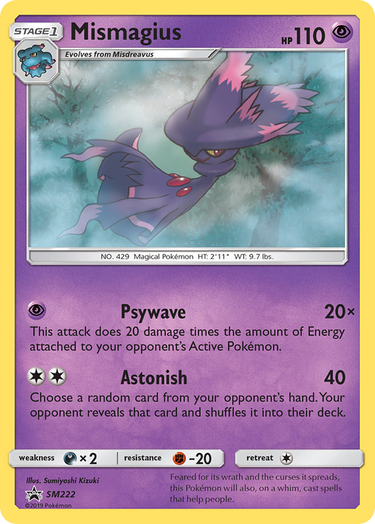 Mismagius - SM222/248 SM Black Star Promos