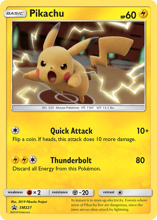 Pikachu - SM227/248 SM Black Star Promos