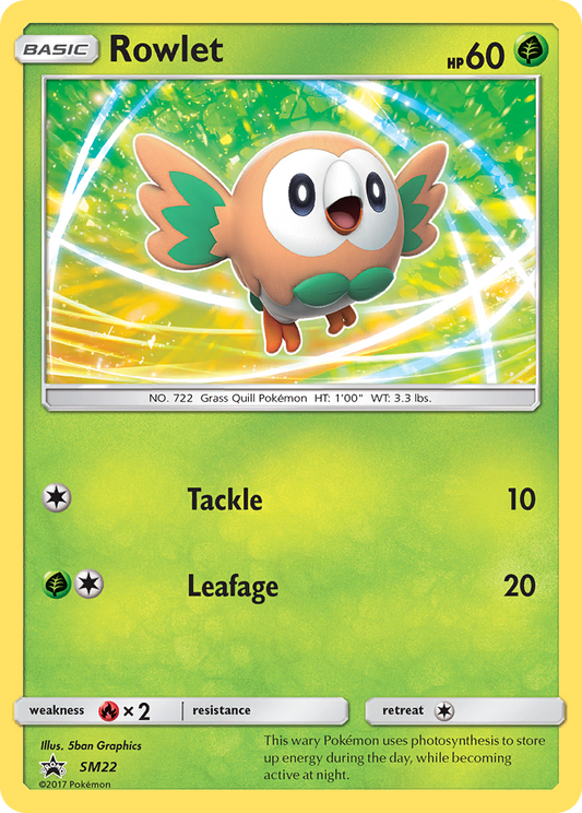 Rowlet - SM22/248 SM Black Star Promos