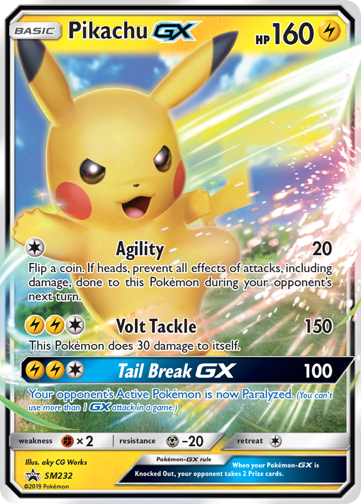 Pikachu-GX - SM232/248 SM Black Star Promos