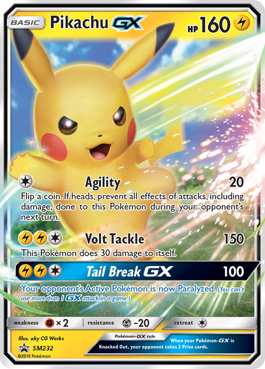 Pikachu-GX - SM232/248 SM Black Star Promos