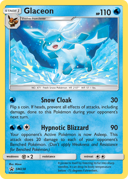 Glaceon - SM238/248 SM Black Star Promos