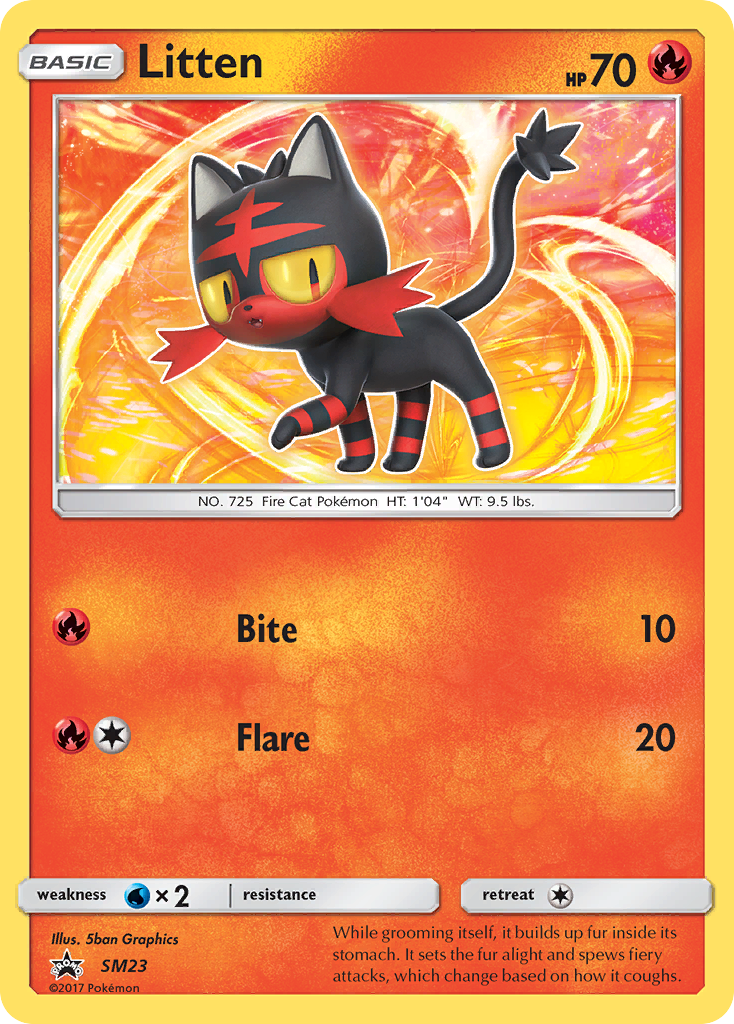 Litten - SM23/248 SM Black Star Promos