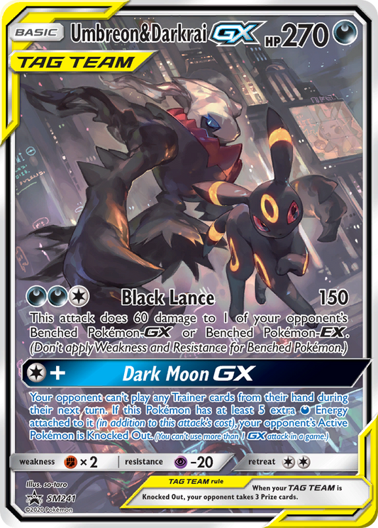 Umbreon & Darkrai-GX - SM241/248 SM Black Star Promos