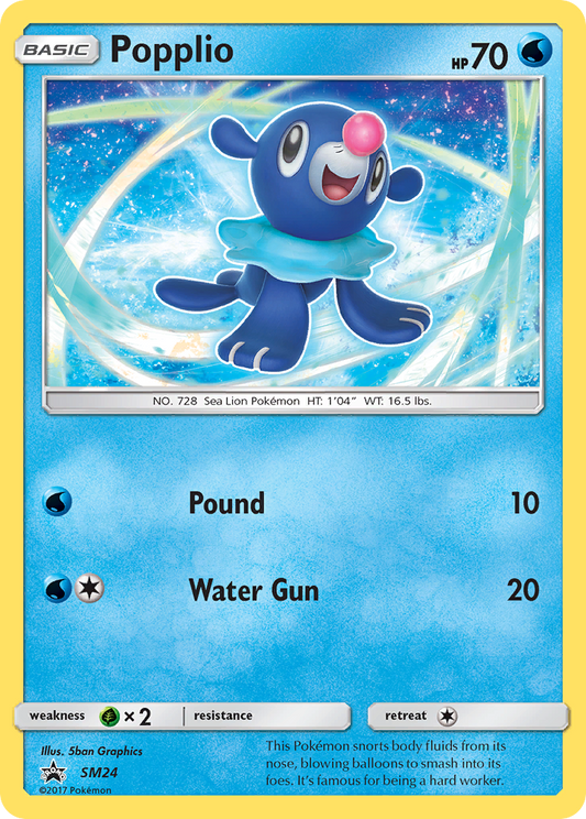 Popplio - SM24/248 SM Black Star Promos