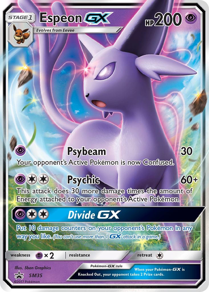 Espeon-GX - SM35/248 SM Black Star Promos