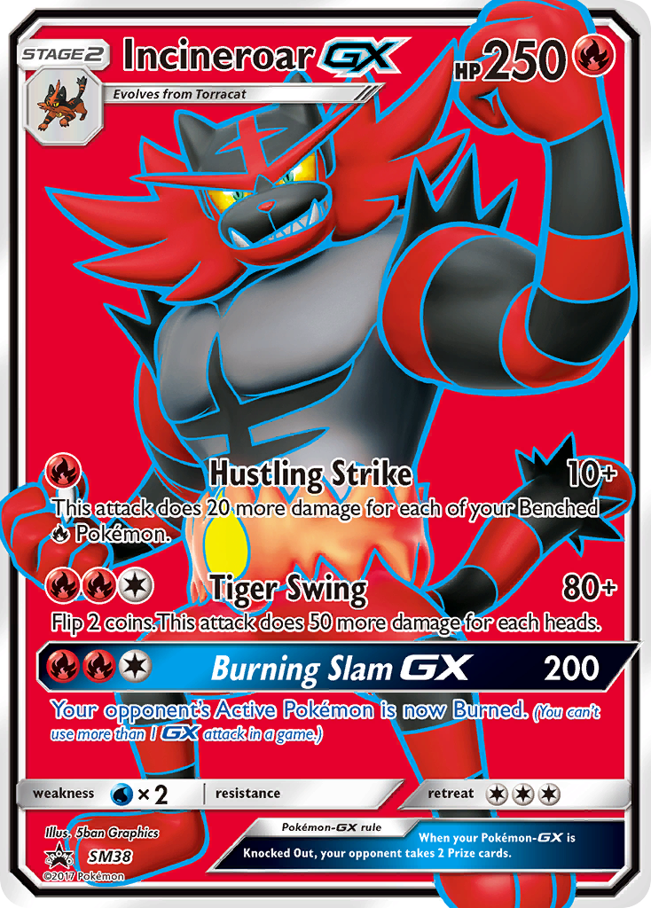 Incineroar-GX - SM38/248 SM Black Star Promos