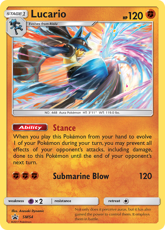 Lucario - SM54/248 SM Black Star Promos