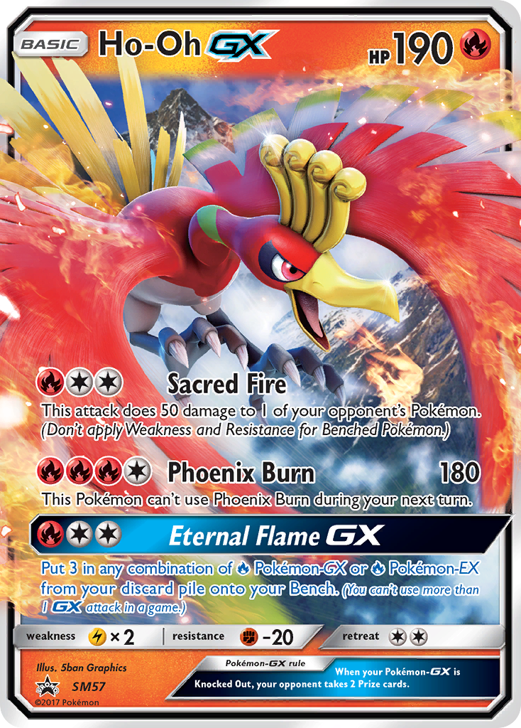 Ho-Oh-GX - SM57/248 SM Black Star Promos