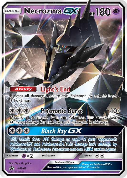 Necrozma-GX - SM58/248 SM Black Star Promos