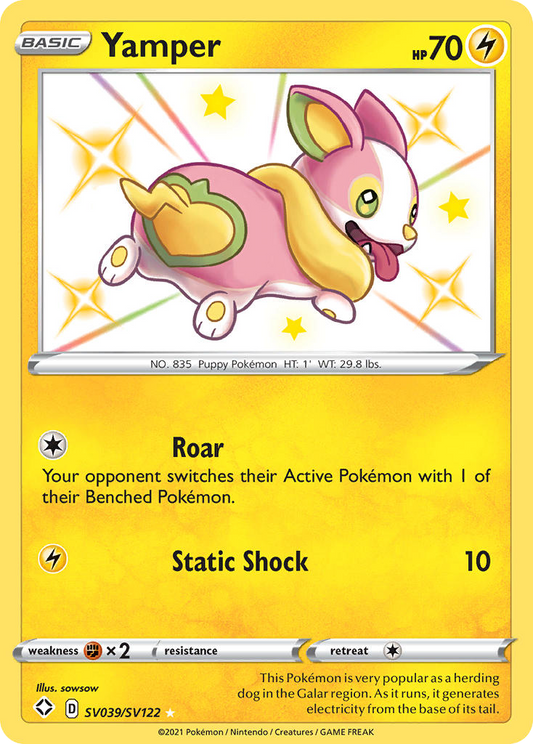 Yamper - SV039/122 Shining Fates Shiny Vault