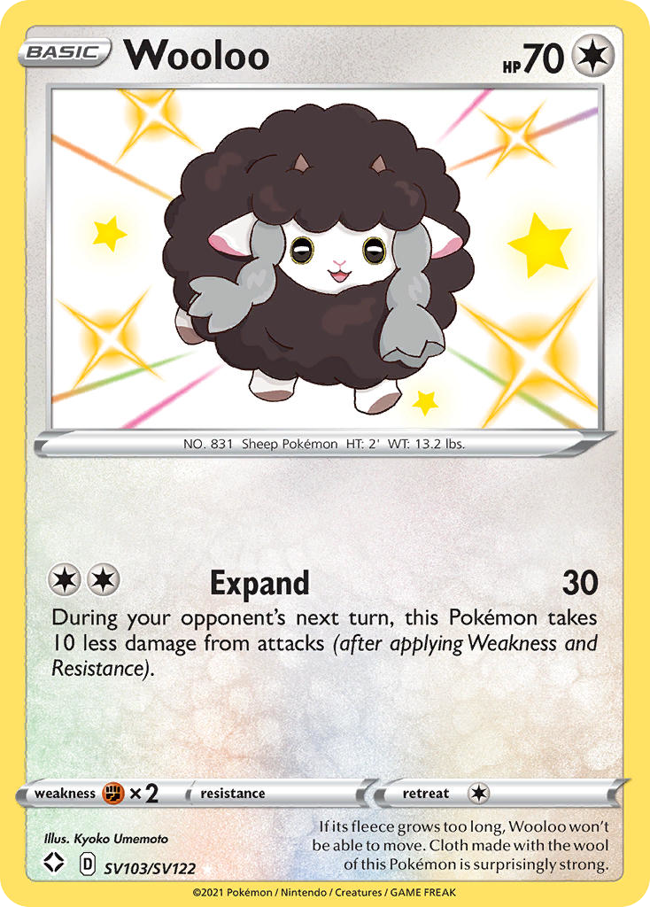 Wooloo - SV103/122 Shining Fates Shiny Vault