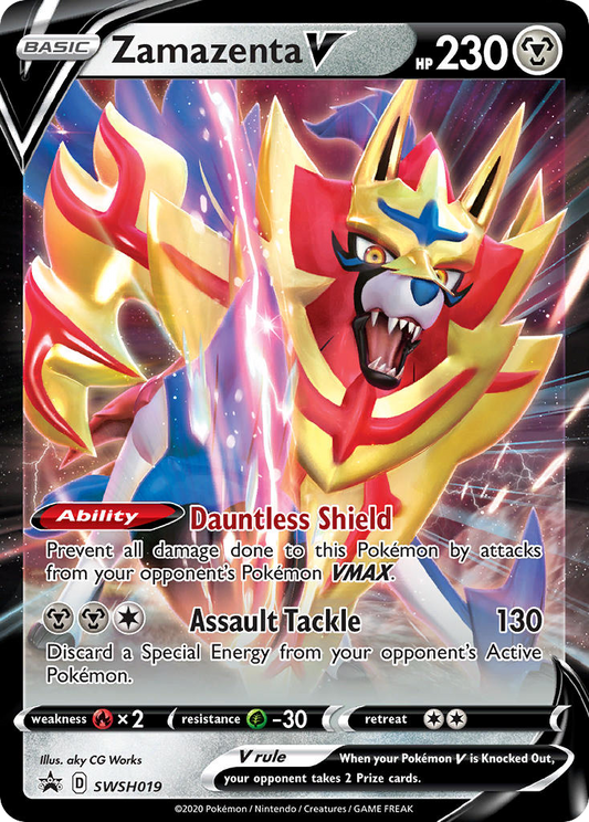 Zamazenta V - SWSH019/307 SWSH Black Star Promos